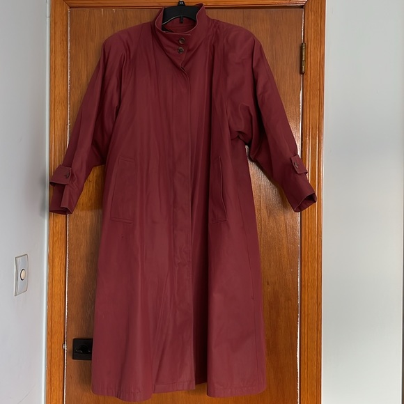 London Fog Vintage Convertible Trench Coat - 12 P - Picture 8 of 13